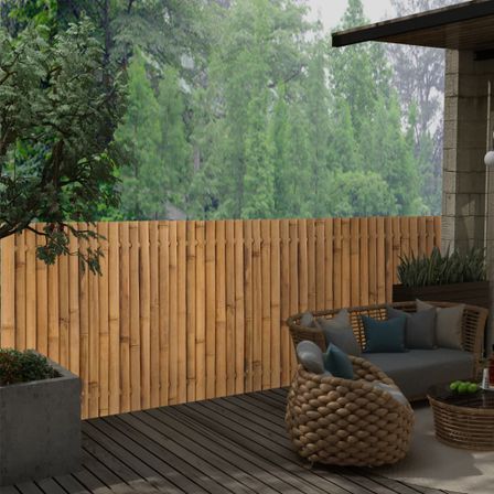 Panneau de clôture de jardin Bambou 120x100 cm