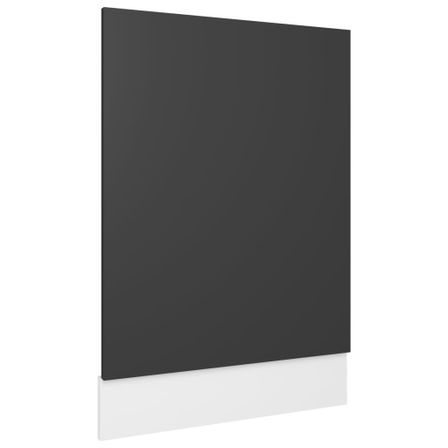 Panneau de lave-vaisselle Gris 45x3x67 cm