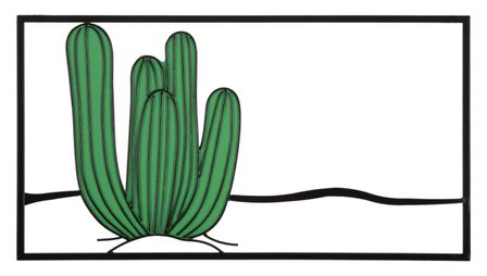 Panneau mural cactus cm 60x1,3x33