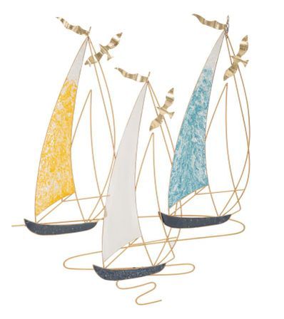 Panneau mural en fer vela couleur cm 78,7 x 3,8 x 97,8