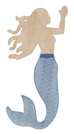 Panneau mural sirena cm 30,5x2x60