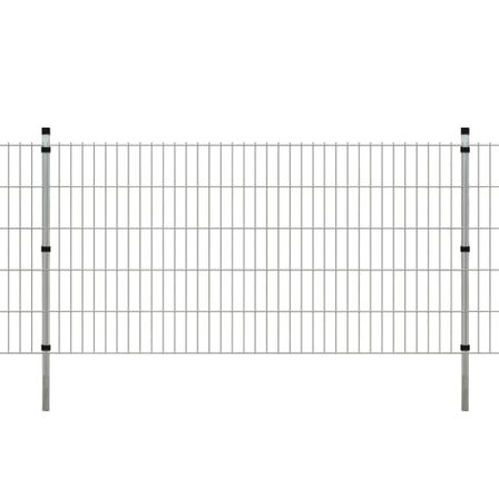 Panneaux et poteaux de clôture 2D pour jardin 2008x1030 mm 14 m 2