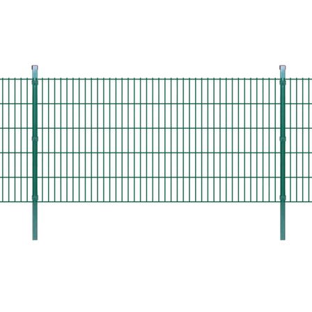 Panneaux et poteaux de clôture 2D pour jardin 2008x1030 mm 28 m