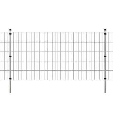 Panneaux et poteaux de clôture 2D pour jardin 2008x1030 mm 4 m 2