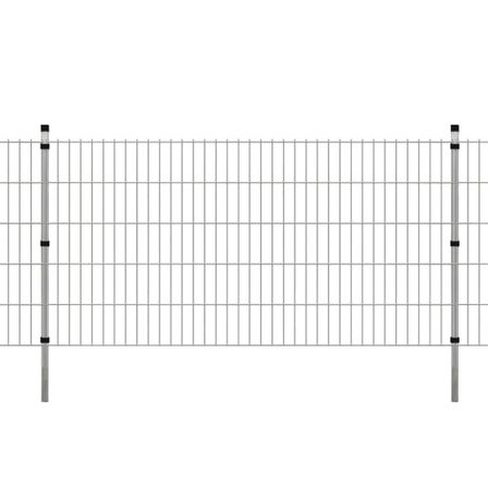 Panneaux et poteaux de clôture 2D pour jardin 2008x1030 mm 44 m 3