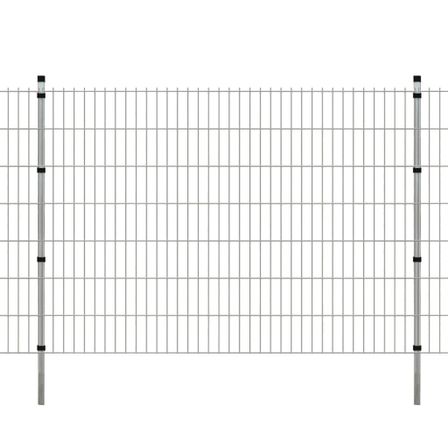 Panneaux et poteaux de clôture 2D pour jardin 2008x1430 mm 12 m