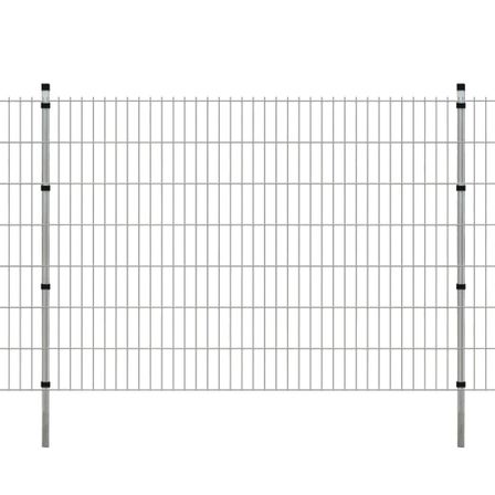 Panneaux et poteaux de clôture 2D pour jardin 2008x1430 mm 6 m 2
