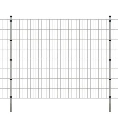 Panneaux et poteaux de clôture 2D pour jardin 2008x1630 mm 30 m
