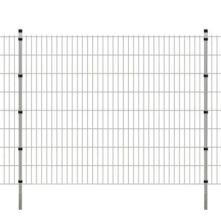 Panneaux et poteaux de clôture 2D pour jardin 2008x1630 mm 8 m 2