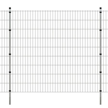Panneaux et poteaux de clôture 2D pour jardin 2008x1830 mm 44 m