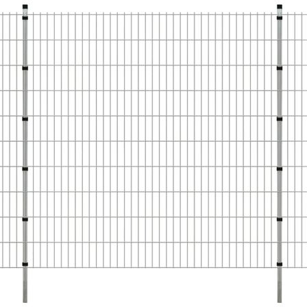 Panneaux et poteaux de clôture 2D pour jardin 2008x2030 mm 34 m 2