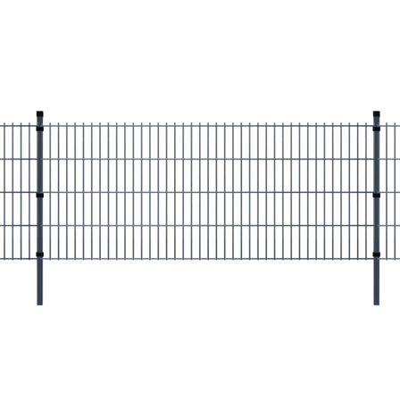 Panneaux et poteaux de clôture 2D pour jardin 2008x2230 mm 26 m 3