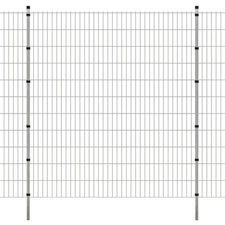 Panneaux et poteaux de clôture 2D pour jardin 2008x2230 mm 28 m