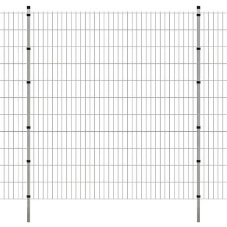 Panneaux et poteaux de clôture 2D pour jardin 2008x2230 mm 38 m