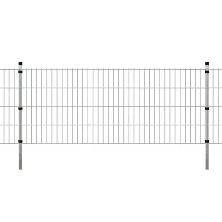 Panneaux et poteaux de clôture 2D pour jardin 2008x830 mm 10 m