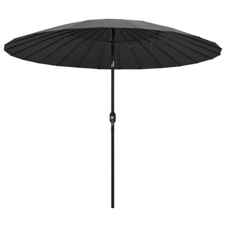 Parasol d'extérieur avec mât en aluminium 270 cm Anthracite