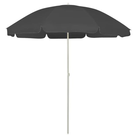 Parasol de plage Anthracite 240 cm