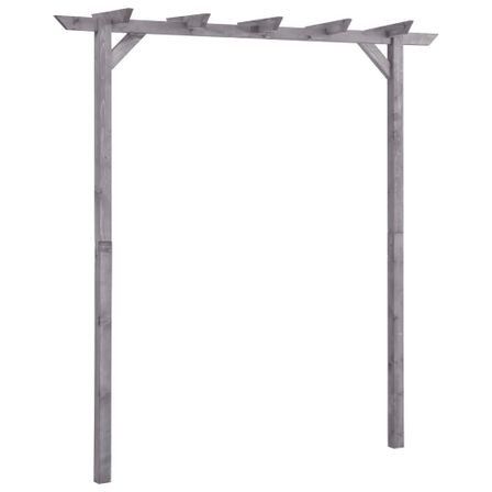 Pergola de jardin Gris 200x40x205 cm Bois de pin imprégné
