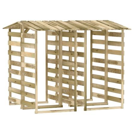 Pergolas avec toits 4 pcs 100x90x200 cm Bois de pin imprégné