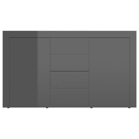 Petit buffet 2 portes 4 tiroirs 120 cm – Modèle Takino
