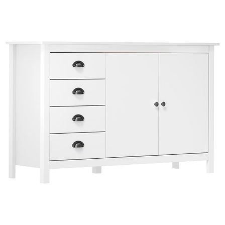 Petit buffet Kalexia 130 cm - Bois de pin massif