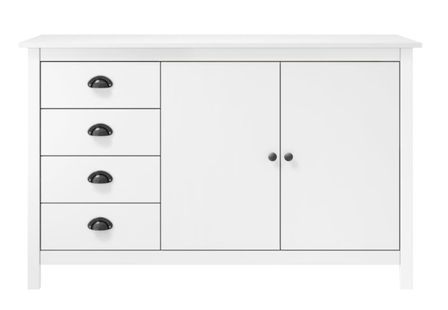 Petit buffet Kalexia 130 cm - Bois de pin massif