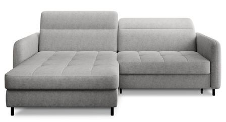 Petit canapé d’angle convertible tissu Kunder