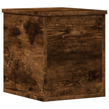 Petit coffre de rangement en bois Poma L 30 x H 35 x P 35 cm - Solution de rangement
