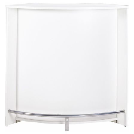 Petit meuble bar blanc SNACK 106 cm – Comptoir compact avec rangement design
