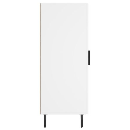 Petit meuble de rangement 1 porte Orlando 35 cm - Pieds et poignée en métal noir