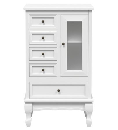 Petite Armoire avec 5 tiroirs et 2 étagères 53 cm – Modèle Chiva