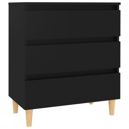 Petite commode Noir 60x35x69 cm