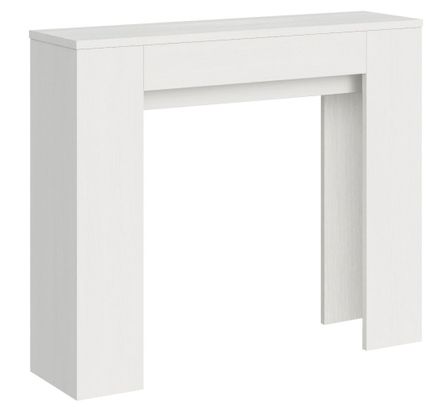 Petite console extensible en bois Kilaz 90x25/181 cm