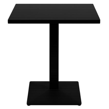 Petite table carrée de restaurant SNOKA 70 cm - Bois et acier