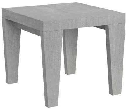 Petite table carrée extensible 90x90/246 cm pieds forme V Kristo