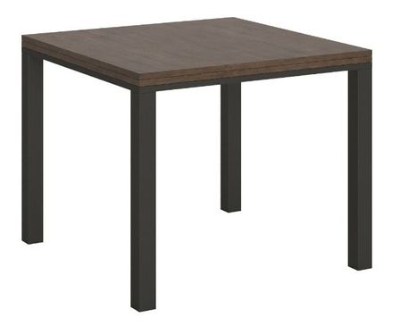 Petite table carrée pliante 90x90/180 cm Dova