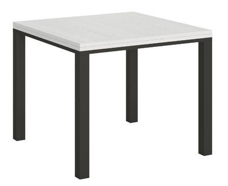 Petite table carrée pliante 90x90/180 cm Dova