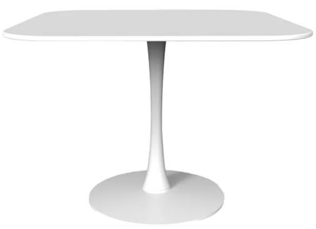 Petite table carrée TULIPA - 80 cm