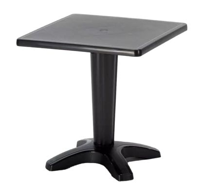 Petite table de jardin carré ZAKOR – Fonctionnelle et pensée pour durer