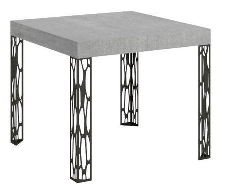 Petite table extensible carrée 90x90/246 cm Kiza