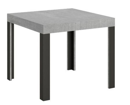 Petite table extensible carrée 90x90/246 cm Liva
