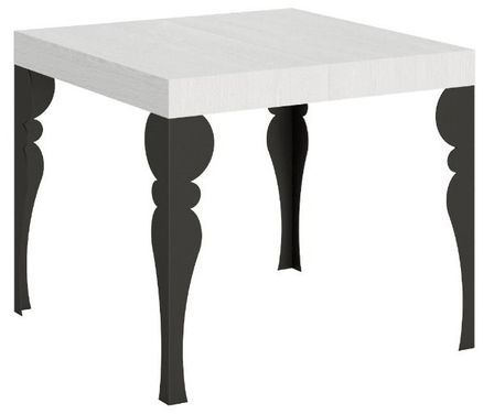 Petite table extensible carrée 90x90/246 cm style oriental Torza