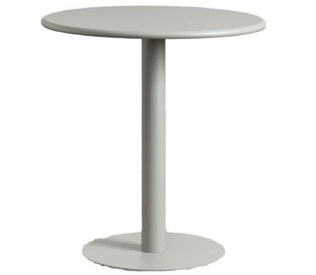 Petite table ronde en acier mat BIVO 70 cm