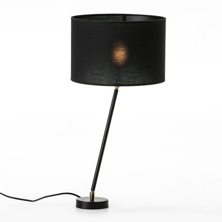 Pied de lampe métal noir Joieu H 45 cm