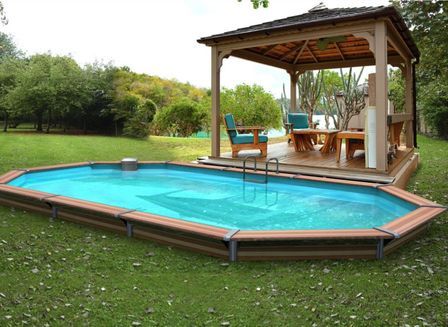Piscine bois Siayan 730x420x129cm