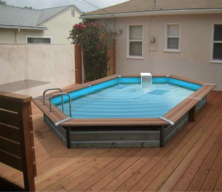 Piscine bois Tasos 510x320x147cm