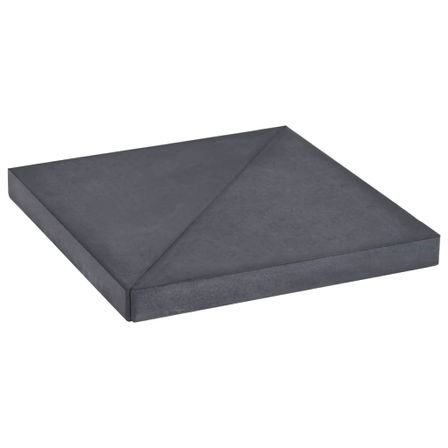 Plaque de poids de parasol Noir Granite Carré 15 kg