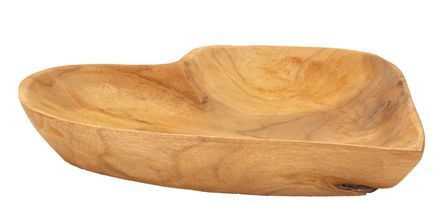 Plateau kiha en teck cm 27 x 29 x 4