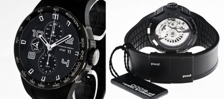 Porsche Design P6341 Flat Six P6341 - Limited Edition Nr 903/935 Chrono Automatic Ss Pvd Black Day&date Front&back Rubber Strap Pvd Black Deployante Wr 120m Swiss Made 6341.13.44.1169