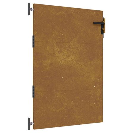 Portail de jardin 85x125 cm acier corten